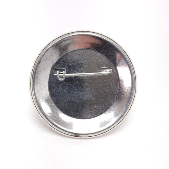 Vintage I‎ Heart Chuck E. Cheese Cheese's Pinback Button Retro Love 80's ~ 2.5" - Picture 2 of 4